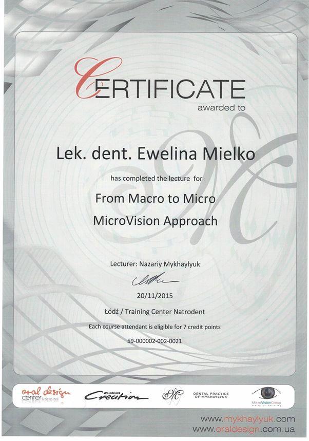 Ewelina Czernilewska Dyplom